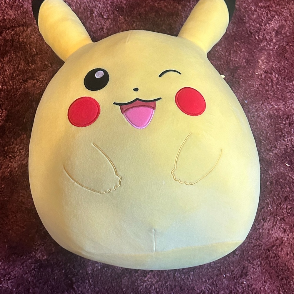 Pokemon Yellow Pikachu Stuffed Animal